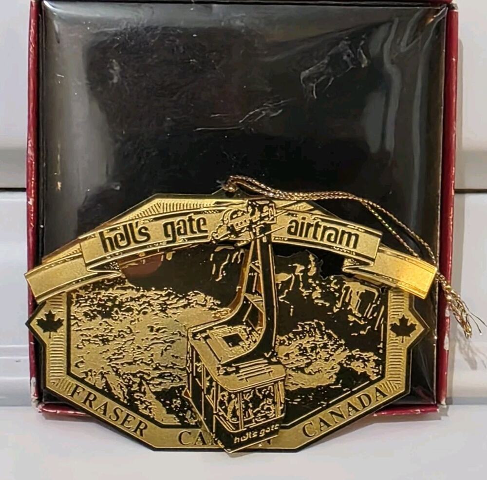 Nation's Treasures Hell's Gate Airtram Fraser Canyon Christmas Ornament